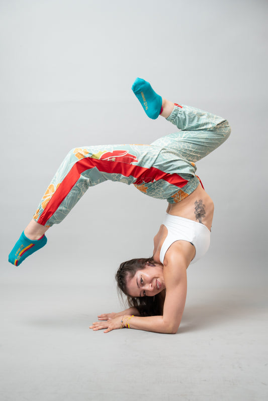 Aleja - UNISEX Sports Pants – Retro Bloom Edition