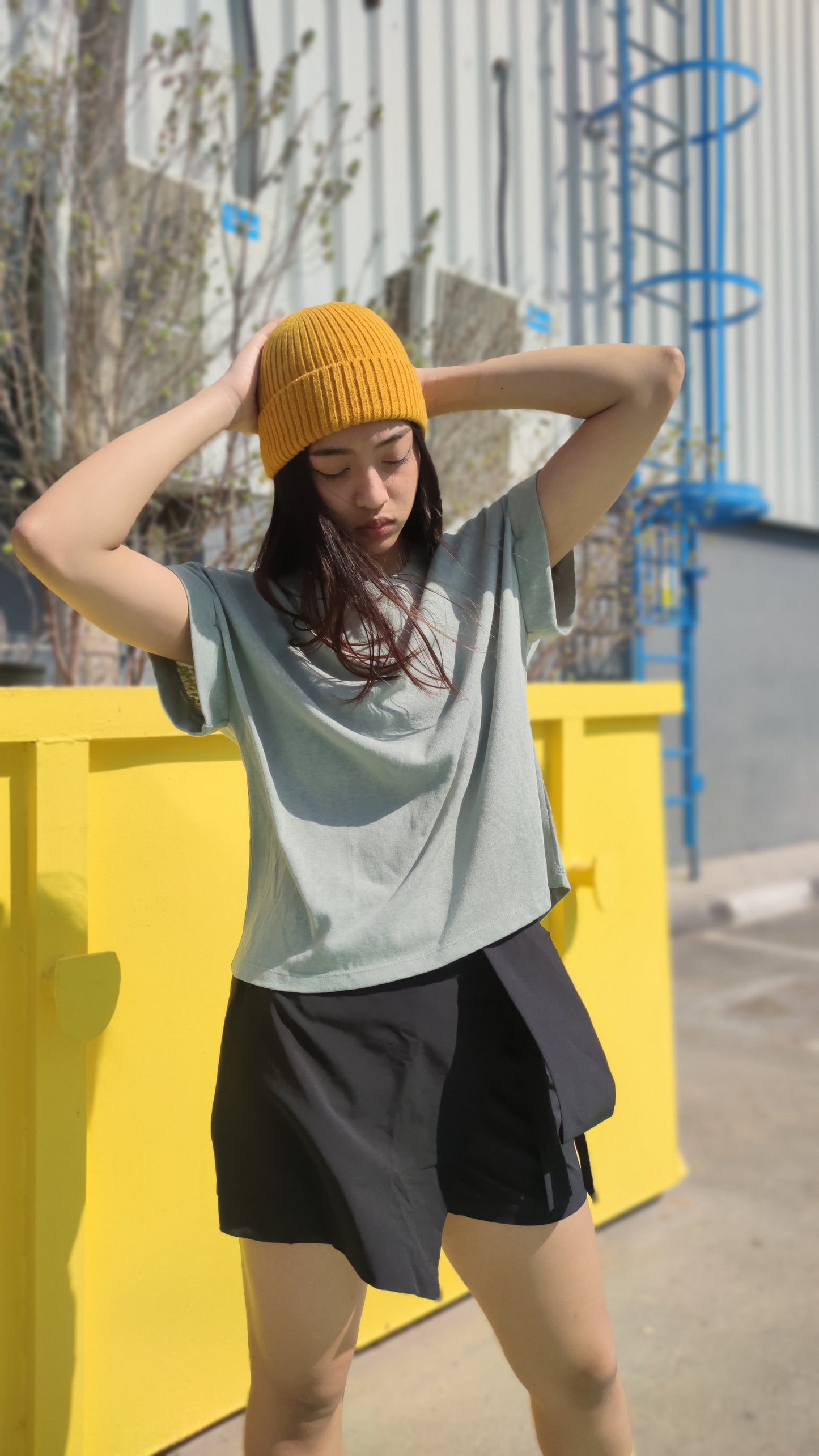 Linen Knit T-Shirt