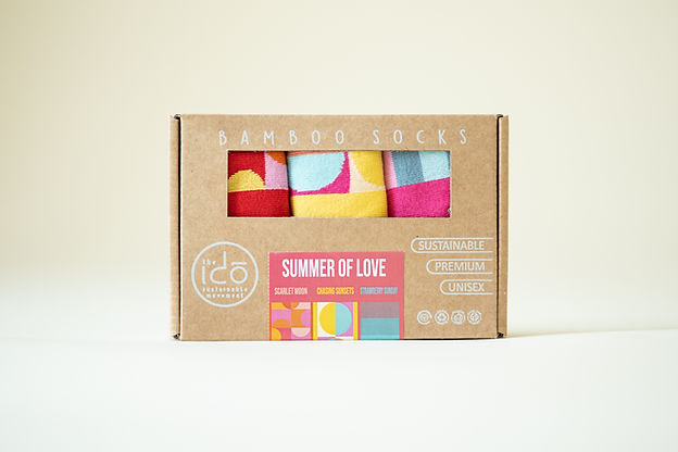 Bamboo Socks - Set of 3 - Summer of Love