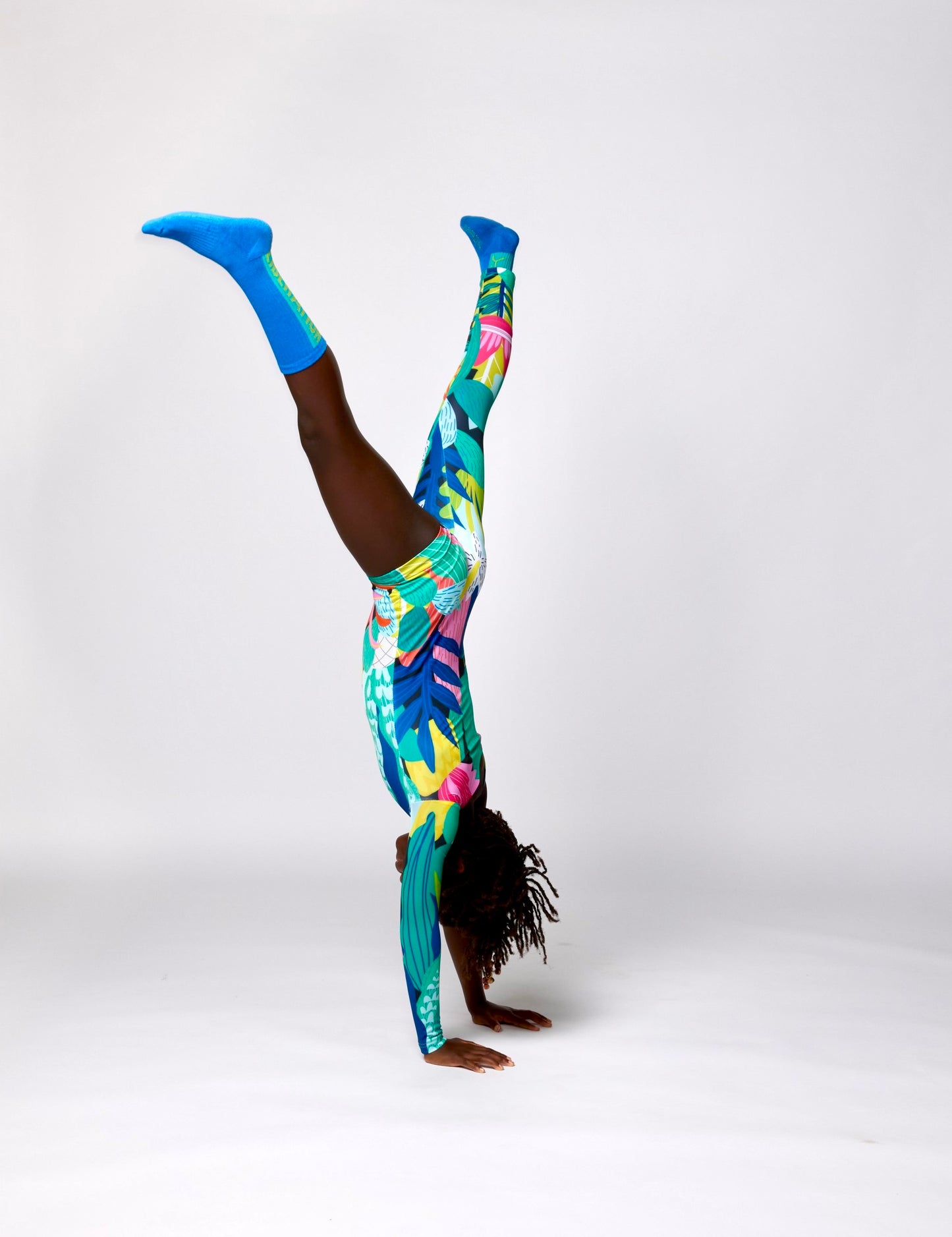 Grace - Kids Tropical Print Unitard