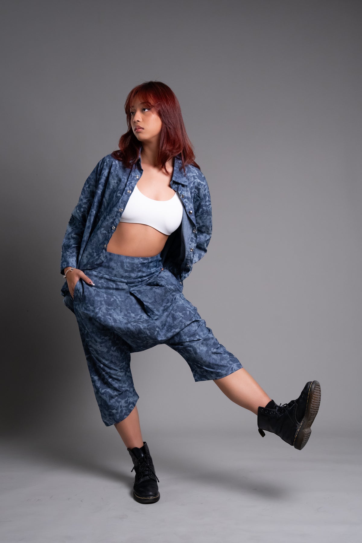 Kaia Cotton Denim UNISEX Co-ord Set