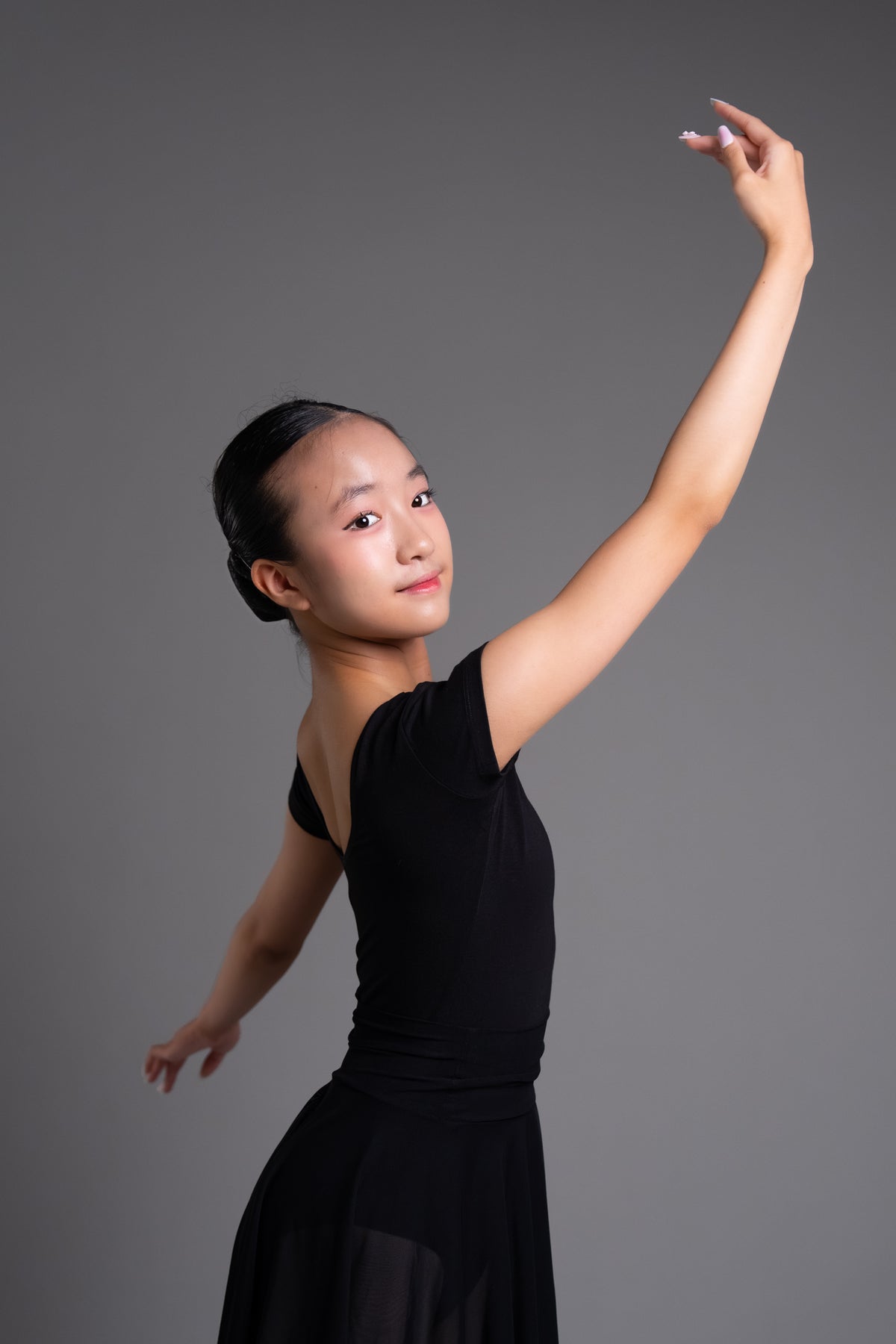 Kids Classic Black Ballet Leotard – Cotton Dancewear for Girls & Teens