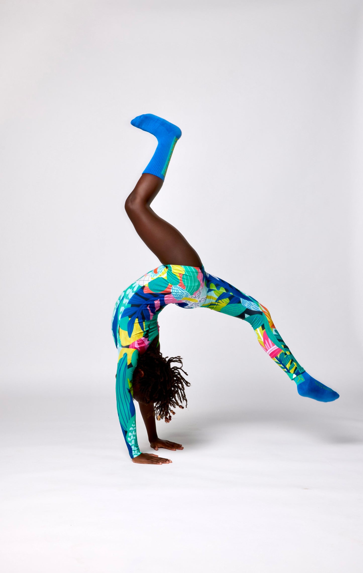 Grace - Kids Tropical Print Unitard