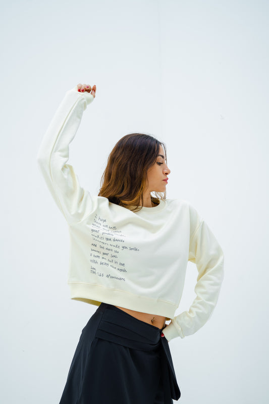 Jennifer Cropped Sweatshirt