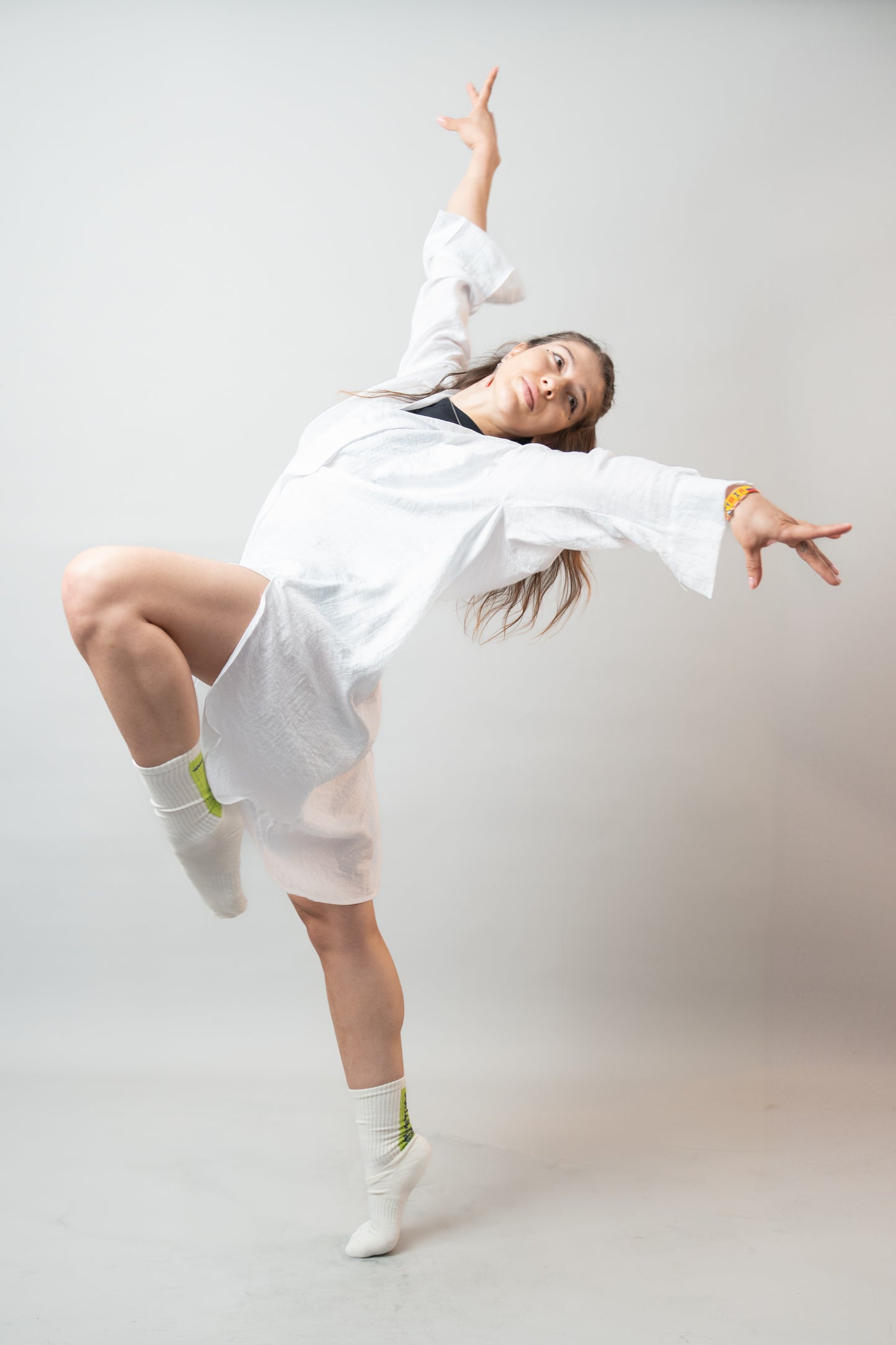 Luna - Iridescent Linen Oversized Shirt