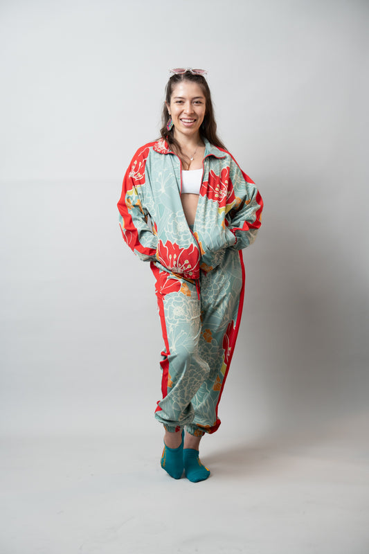 Aleja - Sports Jacket - Retro Bloom Edition