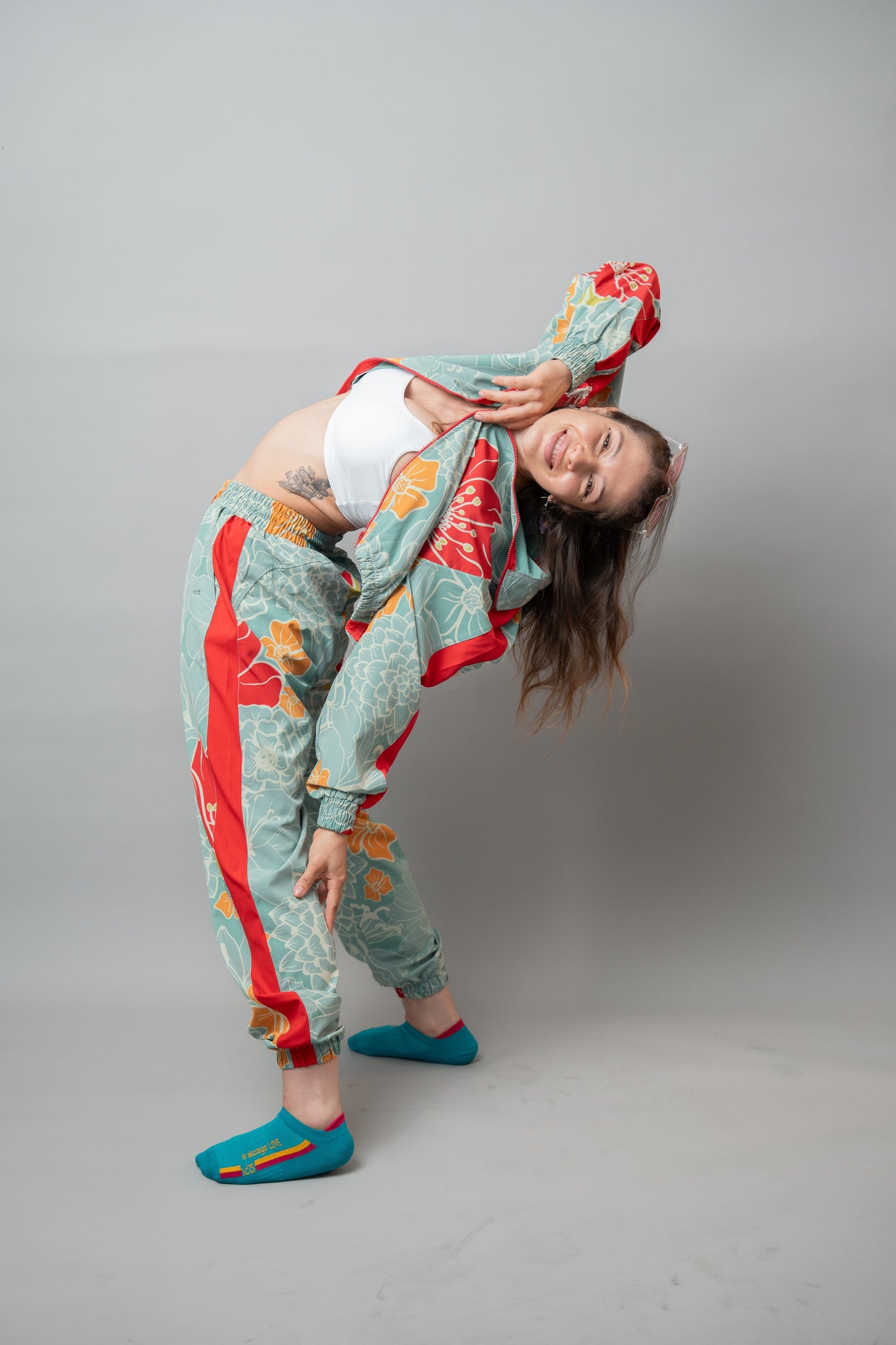 Aleja - Sports Jacket - Retro Bloom Edition