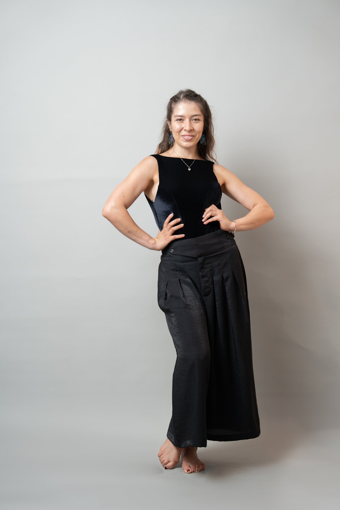 Hakama- Iridescent Linen Pants