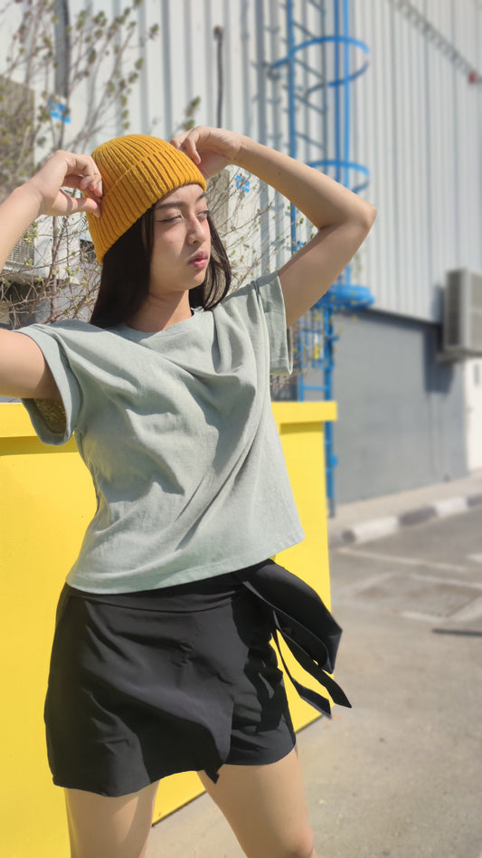 Linen Knit T-Shirt