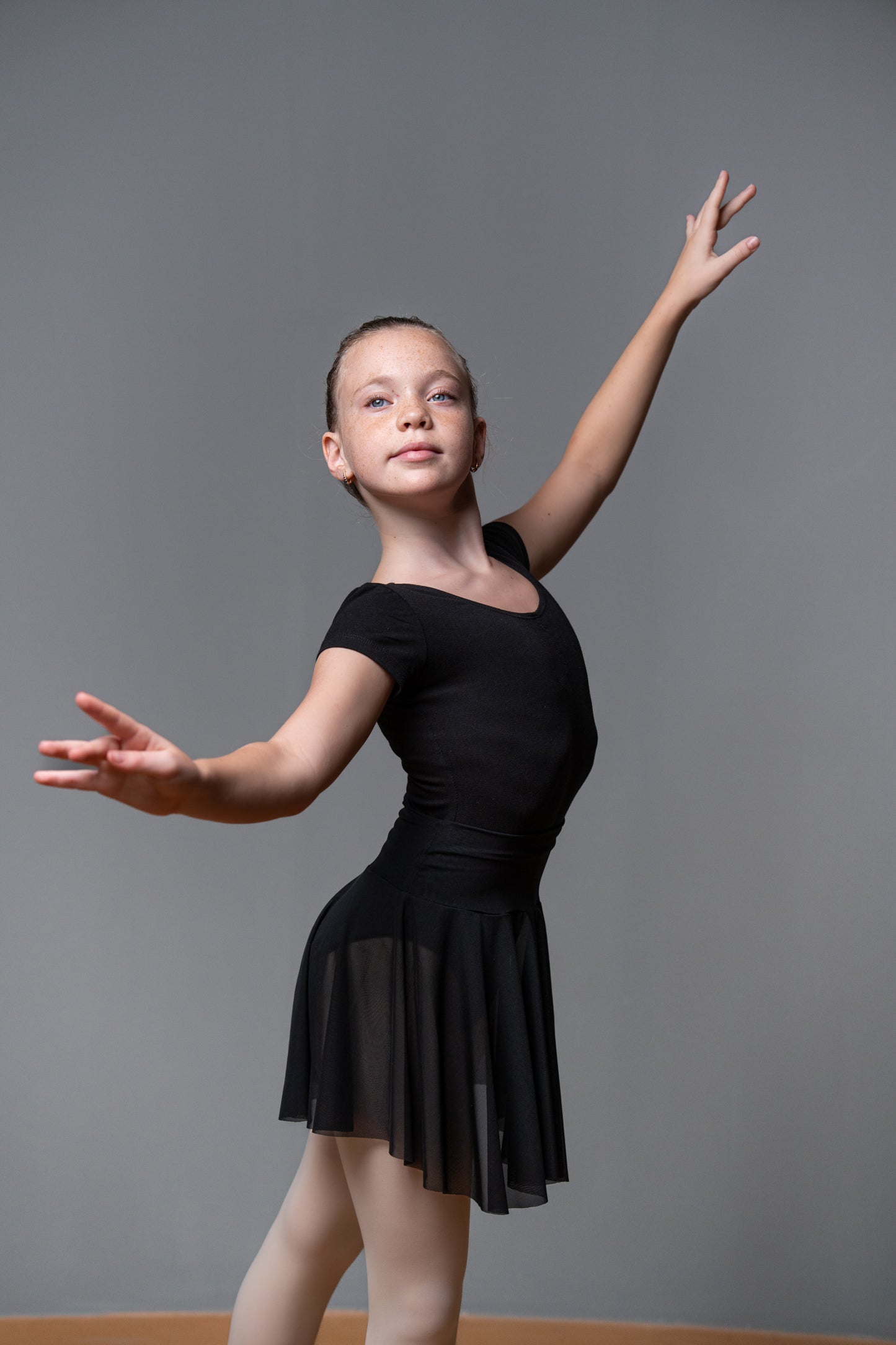 Kids Classic Leotard in Black