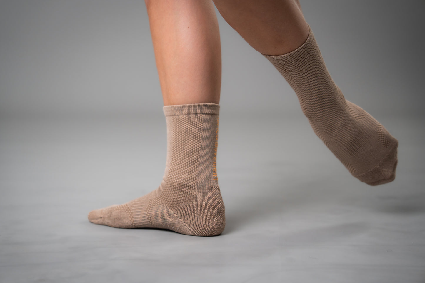 Latte - Dance Grip Socks