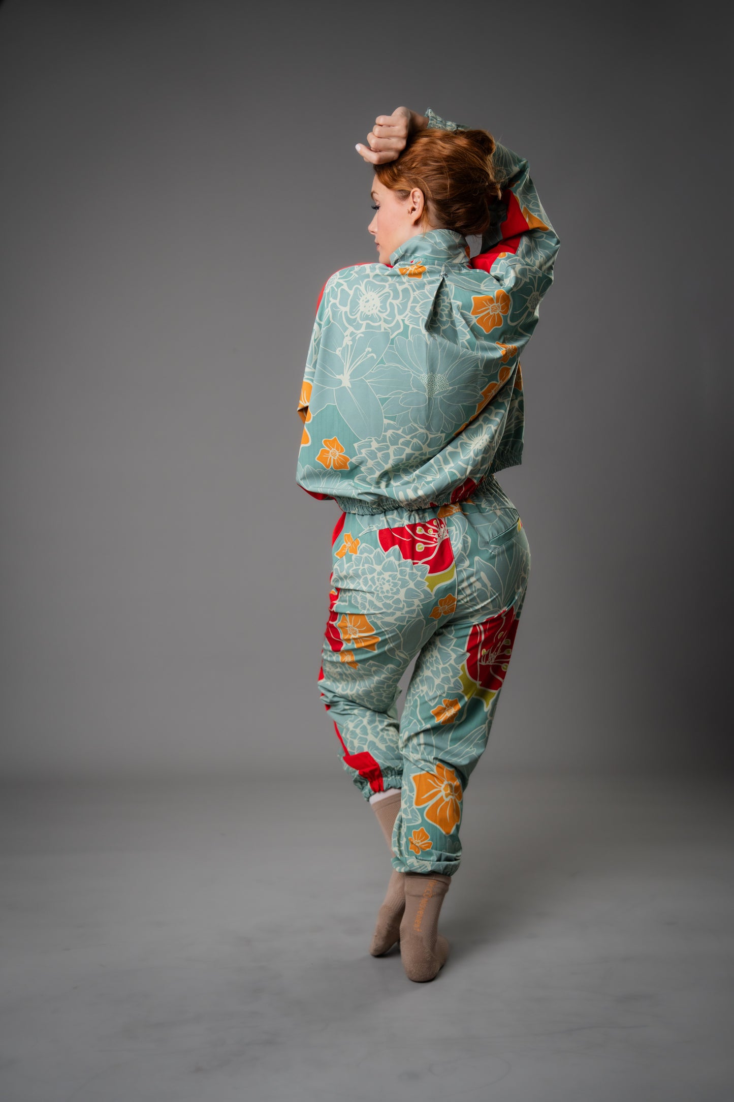 Aleja - Sports UNISEX Jacket - Retro Bloom Edition
