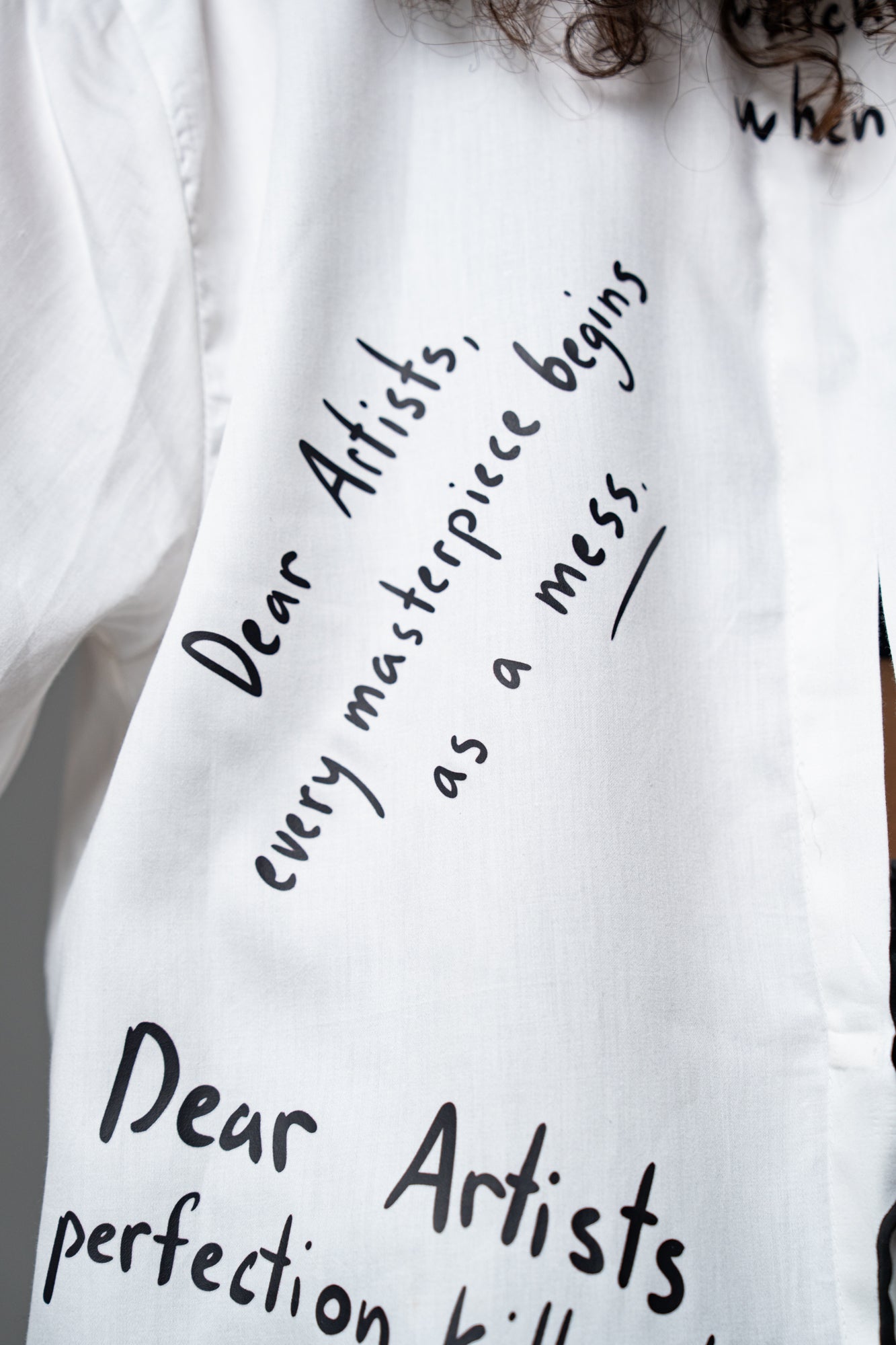Dear Artist Shirt – Statement Print Shirt | Tailored Movement Fit