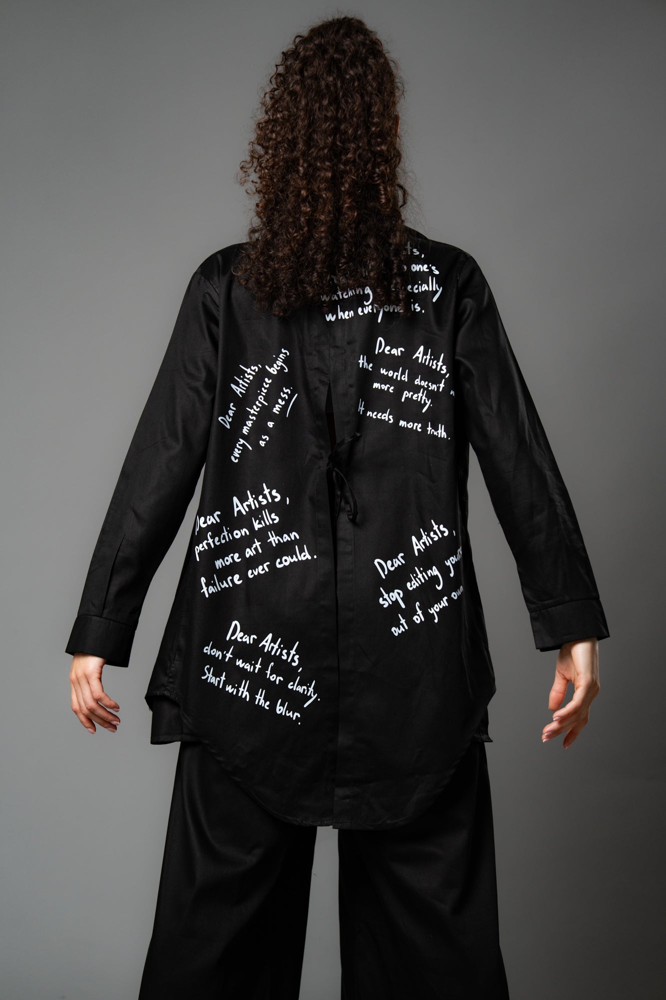Dear Artist Shirt – Statement Print Shirt | Tailored Movement Fit