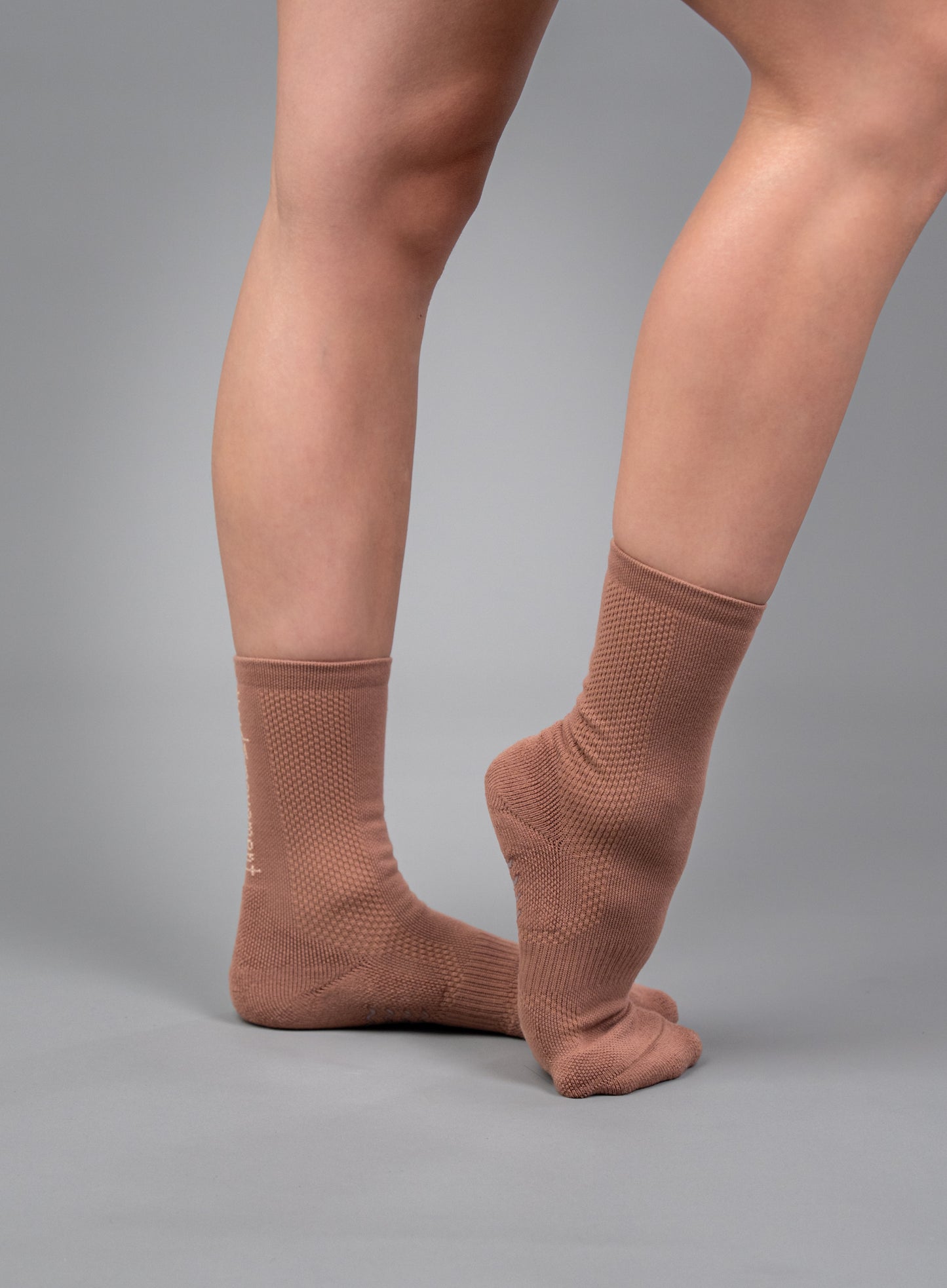 Mocha - Dance Grip Socks