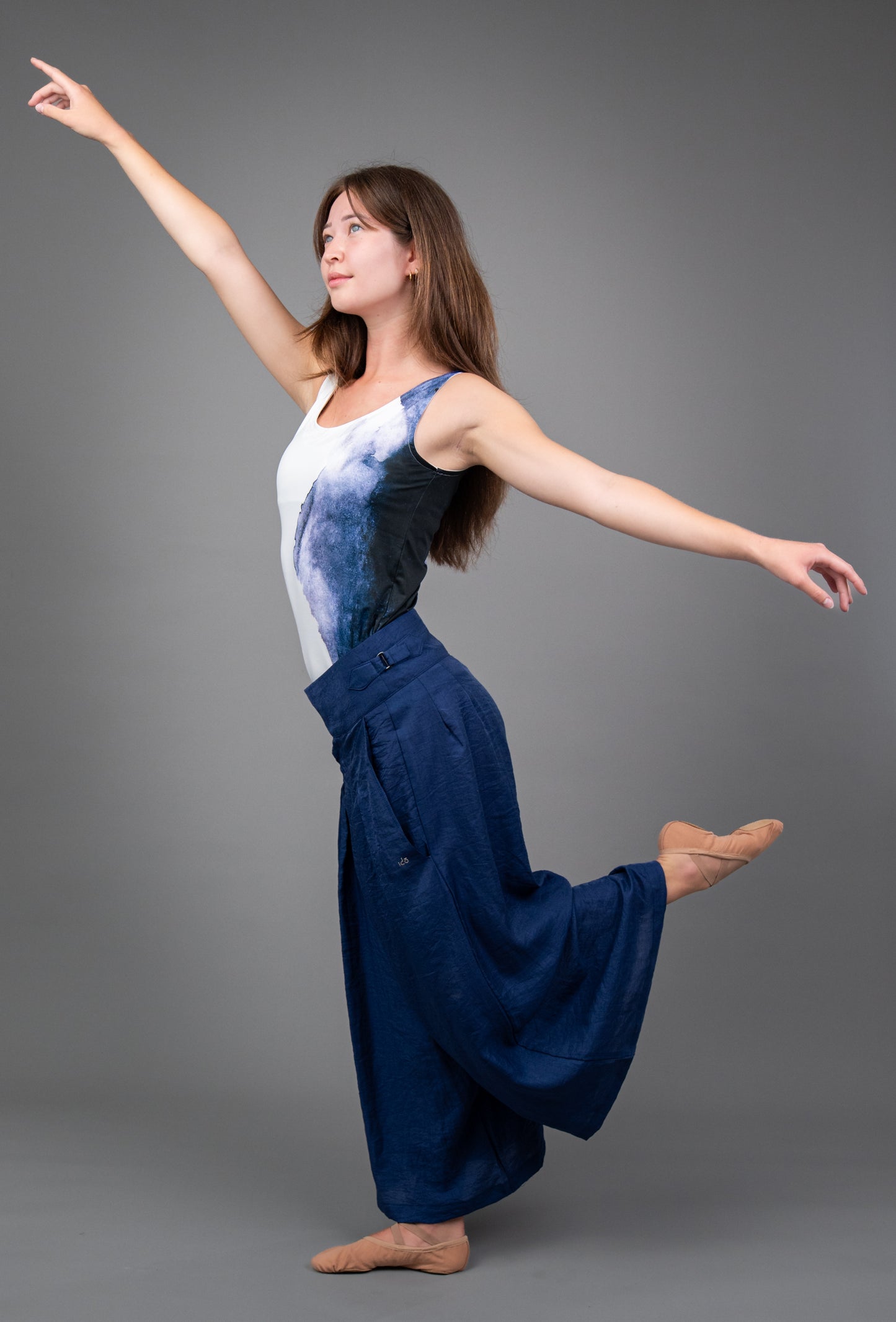 Hakama- Iridescent Linen Pants