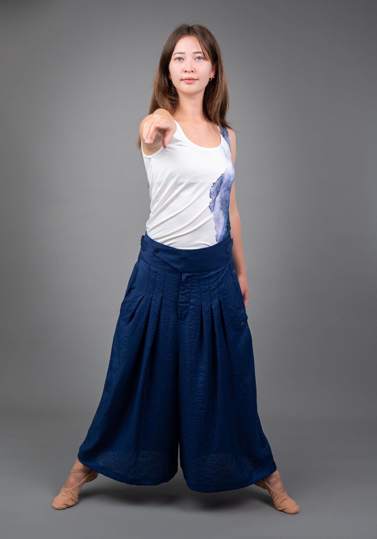 Hakama- Iridescent Linen Pants