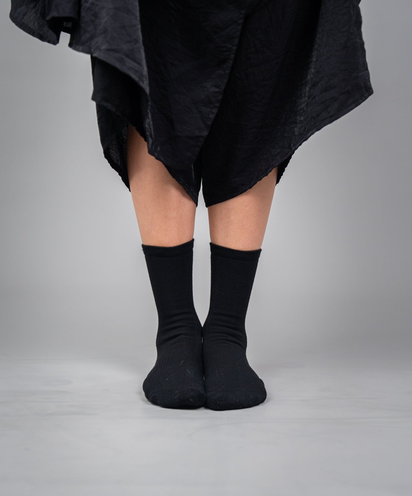 Liquorice Black- Dance Grip Socks