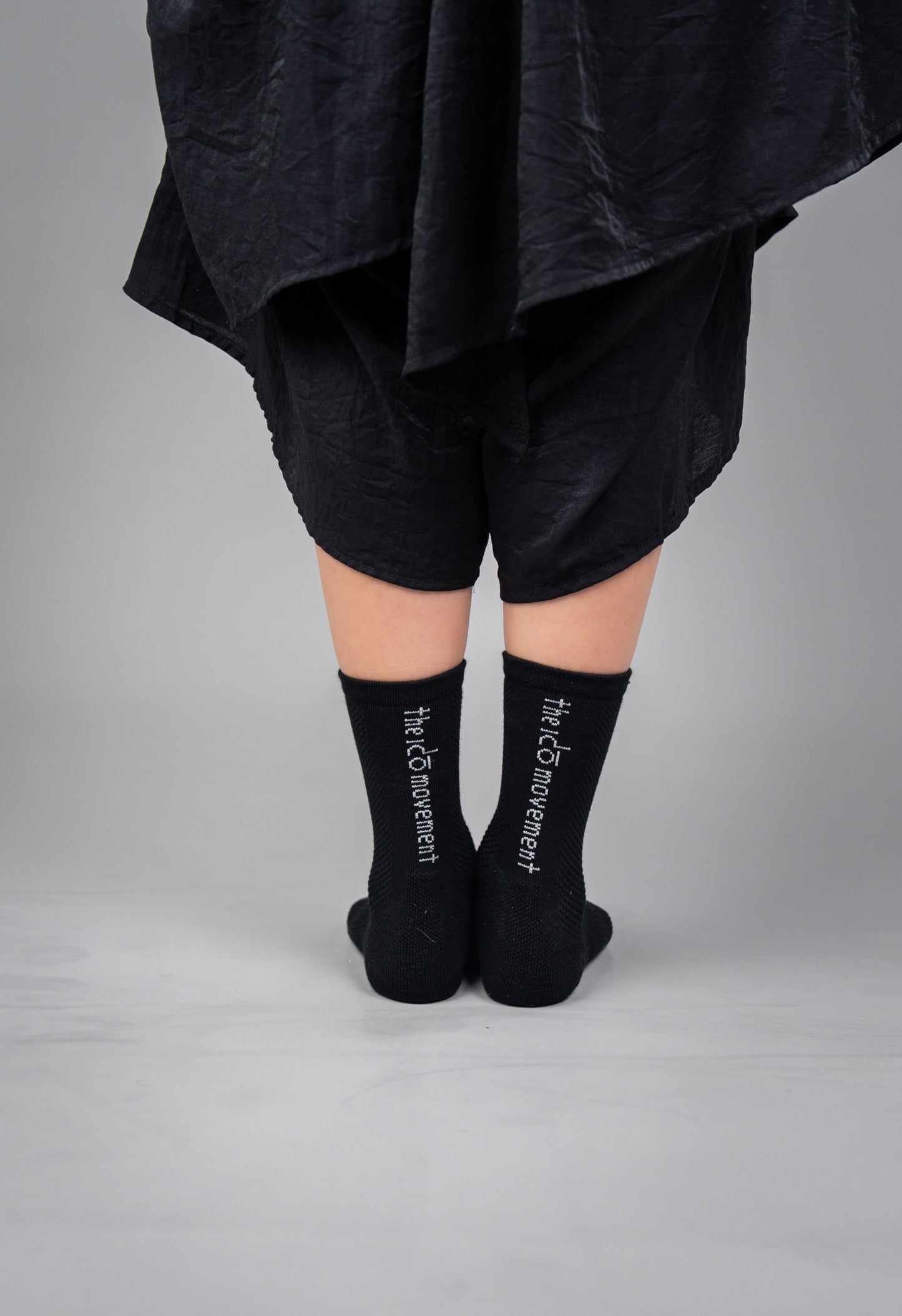 Liquorice Black- Dance Grip Socks