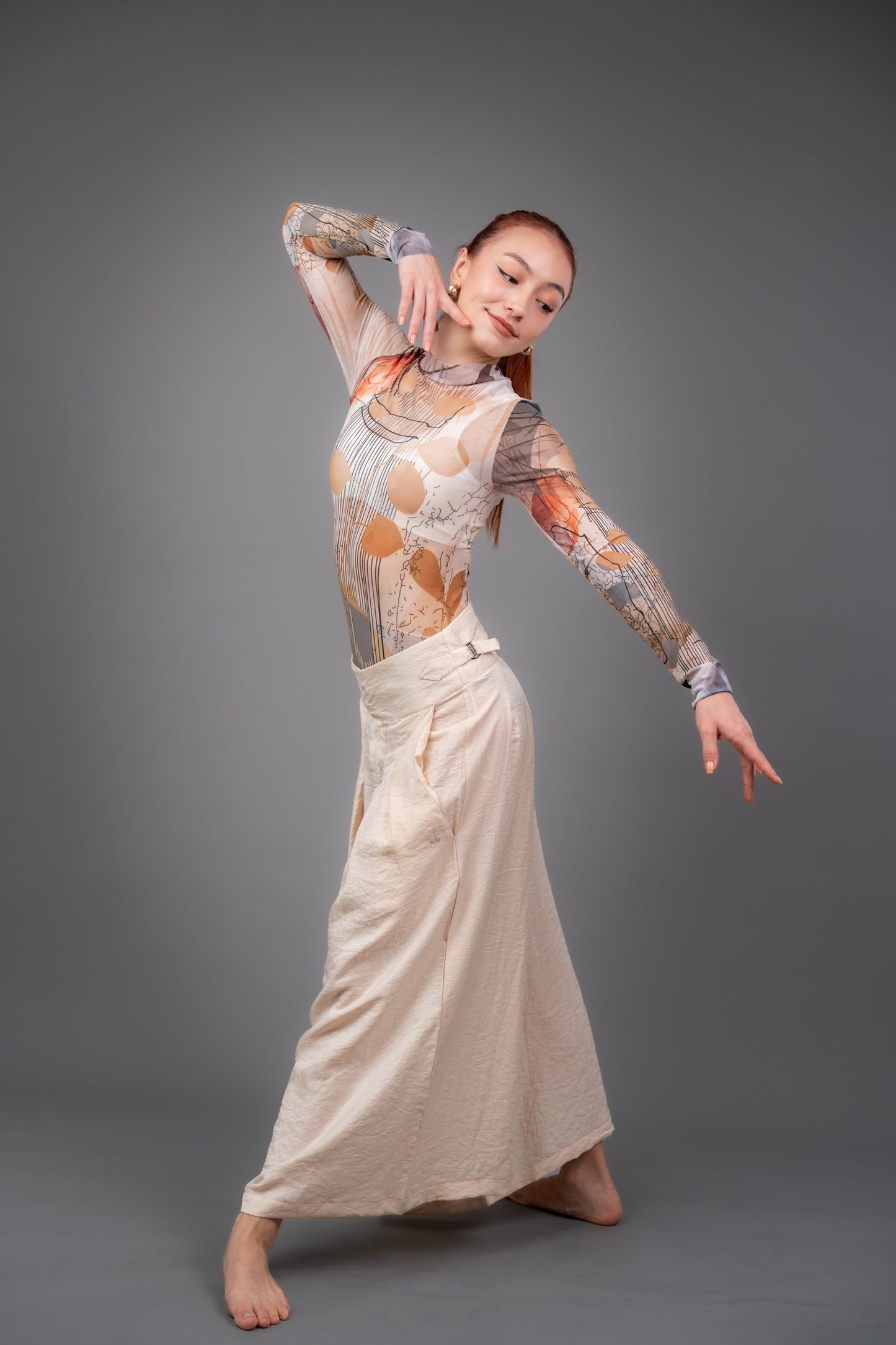 Hakama- Iridescent Linen Pants