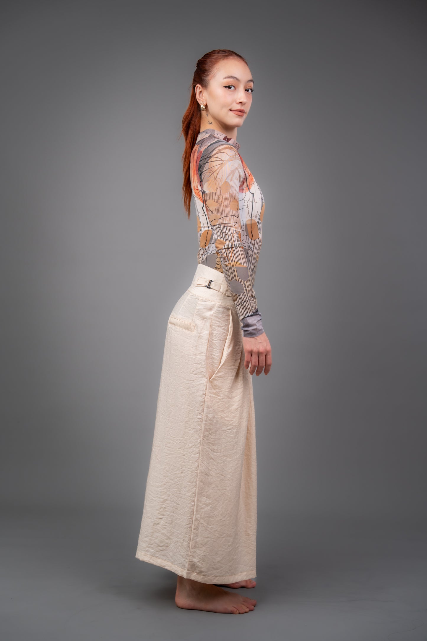 Hakama- Iridescent Linen Pants