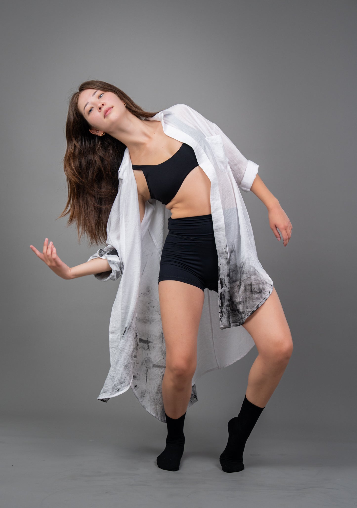 Eclipse Inku - Oversized Linen Shirt