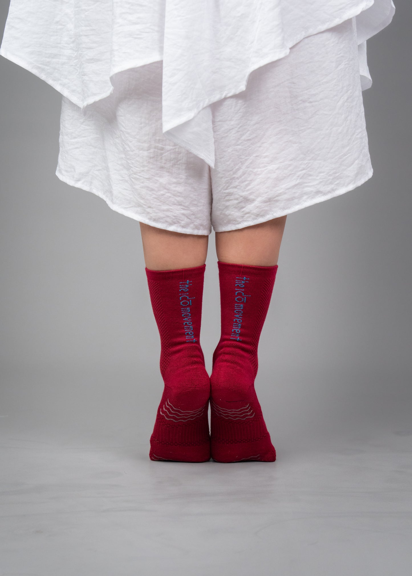 Raspberry Red- Dance Grip Socks