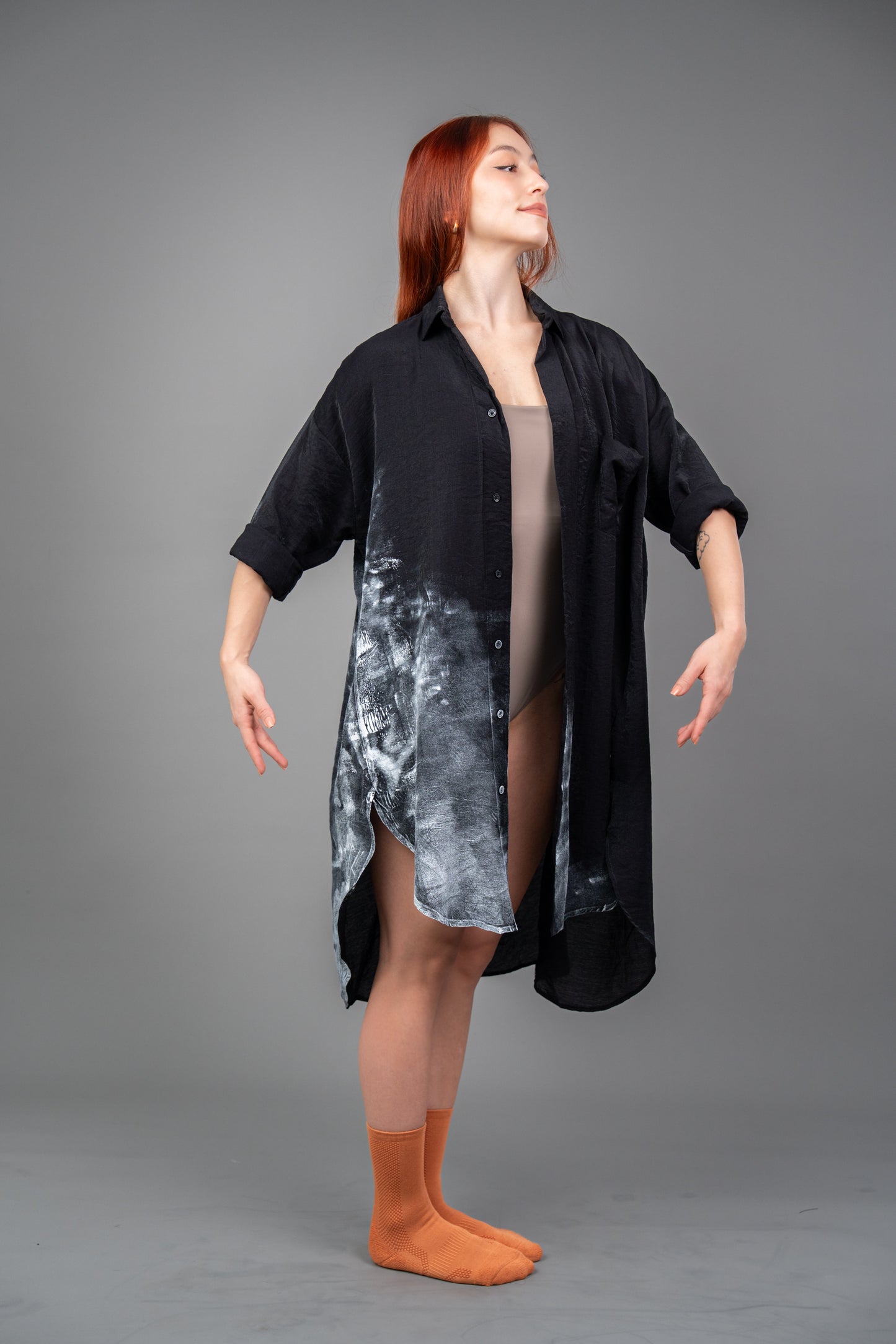 Eclipse Inku - Oversized Linen Shirt
