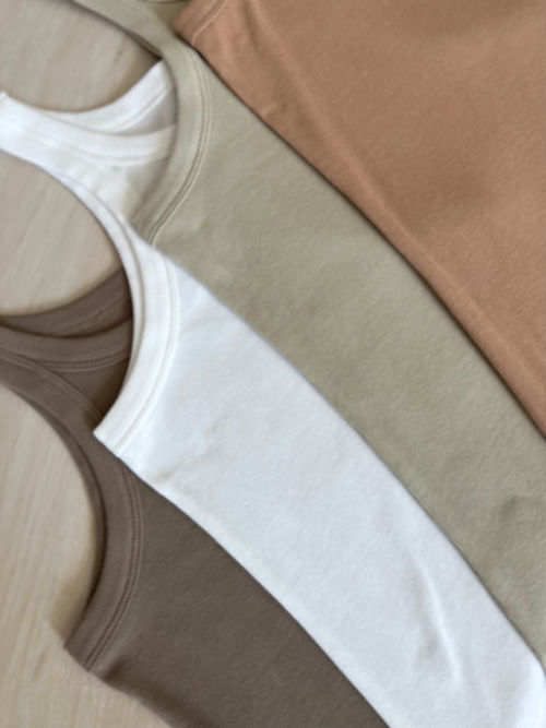 Organic Cotton Ringer Tank Top