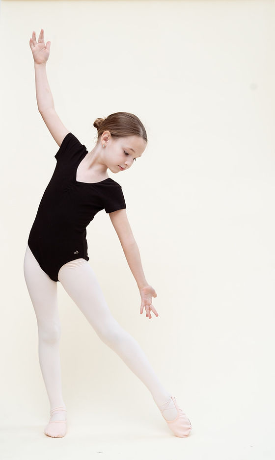 Kids Classic Leotard in Black